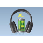 Edifier W600BT Ασύρματα / Ενσύρματα Over Ear Ακουστικά με 30 ώρες Λειτουργίας Μαύρα