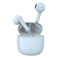 iPro TW100 In-ear Bluetooth Handsfree Ακουστικά με Θήκη Φόρτισης Γαλάζιο
