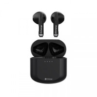 iXchange ES-02 In-ear Bluetooth Handsfree Ακουστικά με Θήκη Φόρτισης Μαύρα