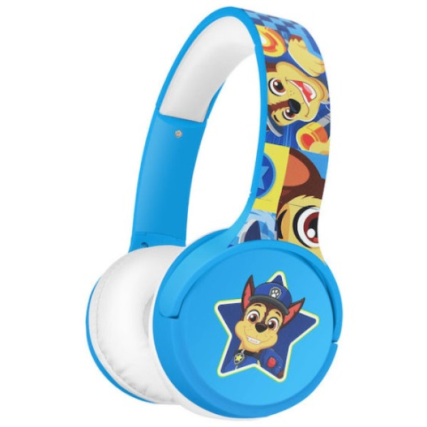 Paw Patrol Ασύρματα Bluetooth On Ear Παιδικά Ακουστικά EMX-010146 Μπλε