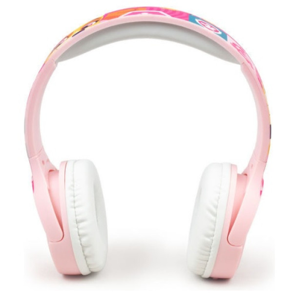 Paw Patrol Ασύρματα Bluetooth On Ear Παιδικά Ακουστικά EMX-010146 Ροζ