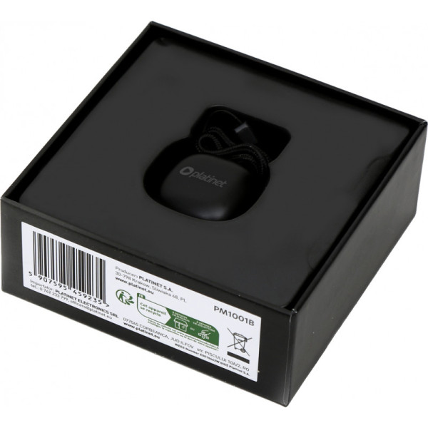 Ασύρματα ακουστικά Platinet PM1001B TWS Μαύρο