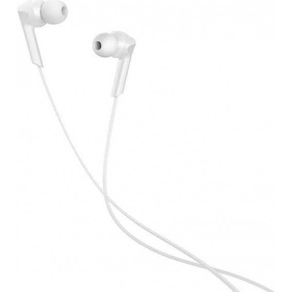 Hoco M72 Admire In-ear Handsfree με Βύσμα 3.5mm Λευκό