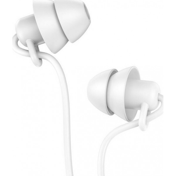 Hoco M81 In-ear Handsfree με Βύσμα 3.5mm Λευκό