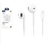 Jellico X11 Earbuds Handsfree με Βύσμα Lightning Λευκό