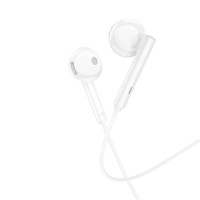 Borofone BM82 In-ear Handsfree με Βύσμα 3.5mm Λευκά