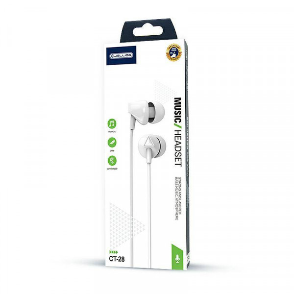 JELLICO CT-28 ΜΕ ΜΙΚΡΟΦΩΝΟ ΛΕΥΚΟ JELLICO CT-28 ΜΕ ΜΙΚΡΟΦΩΝΟ ΛΕΥΚΟ