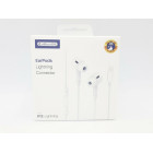 Jellico X12 Earbuds Handsfree με Βύσμα Lightning Λευκό