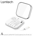 Lamtech Lightning Wired Earphones With Microphone White (LAM111740)