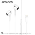 Lamtech Lightning Wired Earphones With Microphone White (LAM111740)