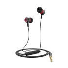 Hoco M46 In-ear Handsfree με Βύσμα 3.5mm Μαύρο - Κόκκινο