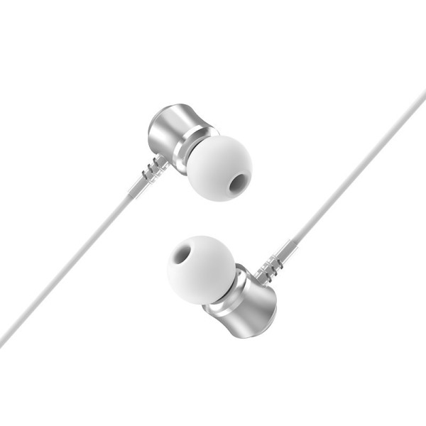 Hoco M46 In-ear Handsfree με Βύσμα 3.5mm Λευκό