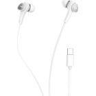 Hoco M67 In-ear Handsfree με Βύσμα USB-C Λευκό