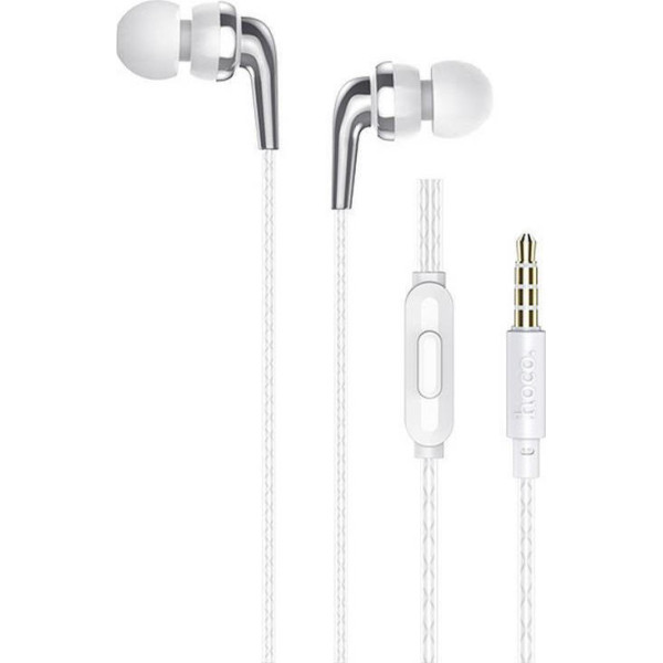 Hoco M71 Inspiring In-ear Handsfree με Βύσμα 3.5mm Λευκό