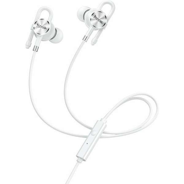 Hoco M84 In-ear Handsfree με Βύσμα 3.5mm Λευκό