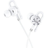 Hoco M84 In-ear Handsfree με Βύσμα 3.5mm Λευκό