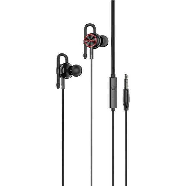 Hoco M84 In-ear Handsfree με Βύσμα 3.5mm Μαύρο