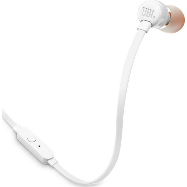 JBL TUNE110 In-ear Handsfree με Βύσμα 3.5mm Λευκό