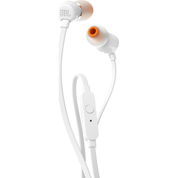 JBL TUNE110 In-ear Handsfree με Βύσμα 3.5mm Λευκό