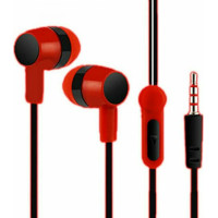 Lamtech LAM021363 In-ear Handsfree με Βύσμα 3.5mm Κόκκινο