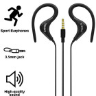LAMTECH SPORT MOBILE EARPHONES WITH MIC BLACK (LAM020212)