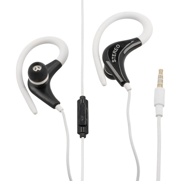 Lamtech Sport In-ear Handsfree με Βύσμα 3.5mm Λευκό