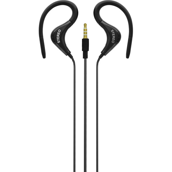 Lamtech Sport In-ear Handsfree με Βύσμα 3.5mm Μαύρο