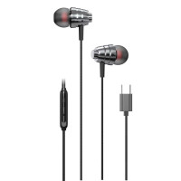 Pavareal M08C In-ear Handsfree με Βύσμα USB-C Μαύρο