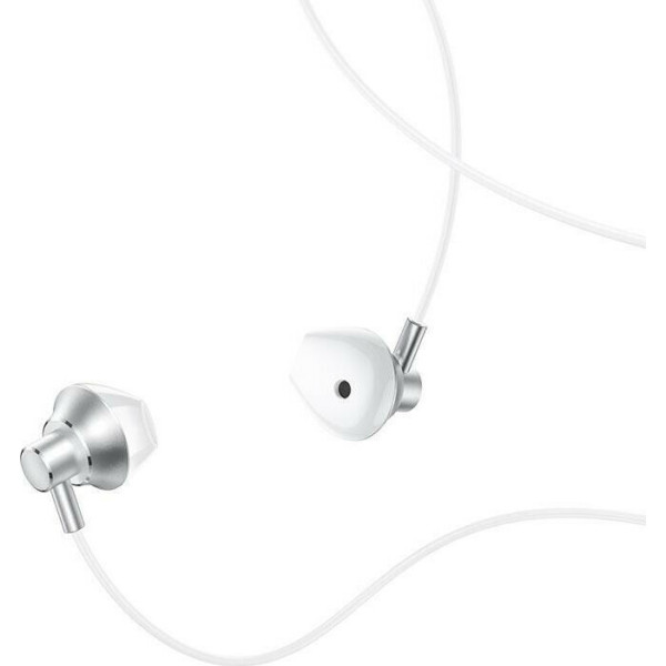 Hoco M75 Belle In-ear Handsfree με Βύσμα 3.5mm Ασημί