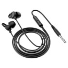 Hoco M89 Comfortable In-ear Handsfree με Βύσμα 3.5mm Mαύρα