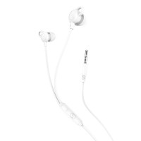 Hoco M89 Comfortable In-ear Handsfree με Βύσμα 3.5mm Λευκό