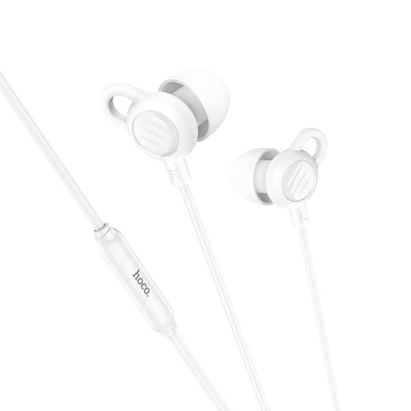 Hoco M89 Comfortable In-ear Handsfree με Βύσμα 3.5mm Λευκό