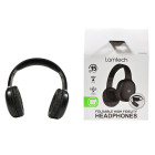 Lamtech LAM113003 Ασύρματα Bluetooth Over Ear Ακουστικά και Quick Charge Μαύρα