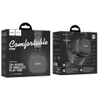 Wireless Ακουστικά Stereo Hoco W56 Earl V5.4 250mAh με AUX και Μικρόφωνο Μαύρα