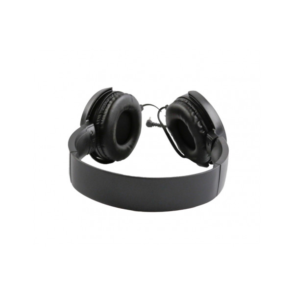 Platinet PH450B Headphones Mega Bass 1.5m Jack and Usb-c Adapter Μαύρο