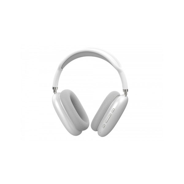 PLATINET WIRELESS HEADPHONES WITH MIC BLUETOOTH SLIM STYLE SILVER-WHITE (PHB912W)