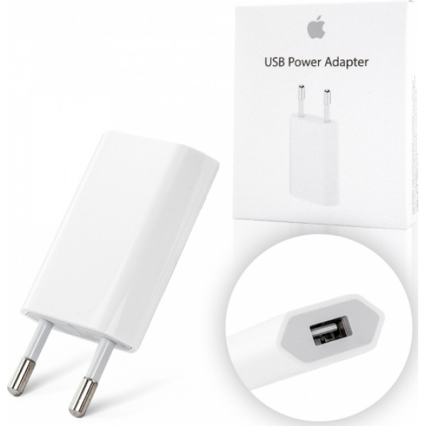 Apple Φορτιστής Αντάπτορας με Θύρα USB-A 5W Λευκός