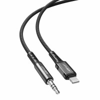 Acefast C1-06 Braided 3.5mm to Lightning Cable Μαύρο 1.2m