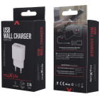 Maxlife Φορτιστής Χωρίς Καλώδιο με Θύρα USB-A Λευκός (MXTC-01)