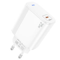 LAMTECH FAST CHARGER TYPE-C PD25W (LAM112693) WHITE 