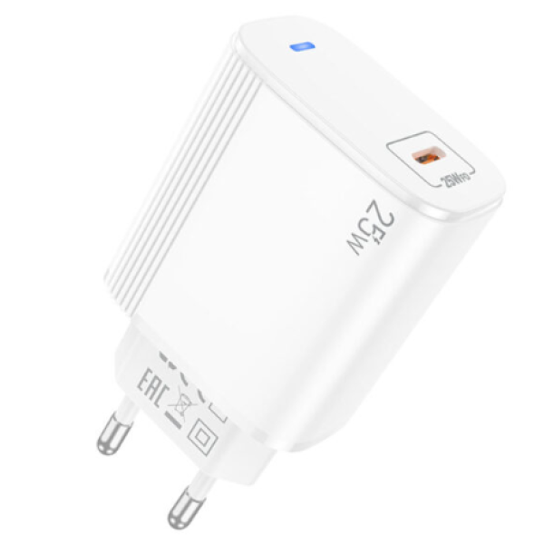 LAMTECH FAST CHARGER TYPE-C PD25W (LAM112693) WHITE 