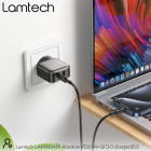 Lamtech Dual Port QC3.0 Charger PD 20W Gray (lam980459)