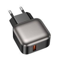 Lamtech Single Usb Portable QC3.0 Φορτιστής 18W Gray (LAM980473)