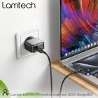 Lamtech Single Usb Portable QC3.0 Φορτιστής 18W Gray (LAM980473)