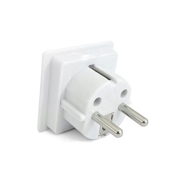 Lamtech Προσαρμογέας ταξιδιού EU to UK Λευκό (LAM113300)