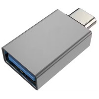 Platinet Μετατροπέας Usb-C to Usb-A Γκρι (PMMA9051)