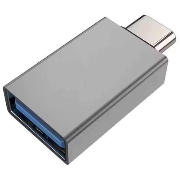 Platinet Μετατροπέας Usb-C to Usb-A Γκρι (PMMA9051)