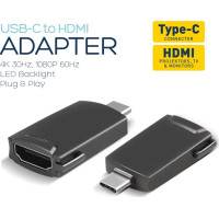 Platinet Μετατροπέας USB-C male σε HDMI female (PMMA9856)