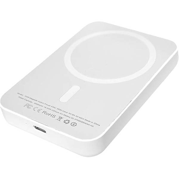 POWERBANK MAGSAFE 10000MAH WITH MAGNETIC CHARGING FOR IPHONES 11/12/13/14/15 WHITE POWERBANK MAGSAFE 10000MAH WITH MAGNETIC CHARGING FOR IPHONES 11/12/13/14/15 WHITE