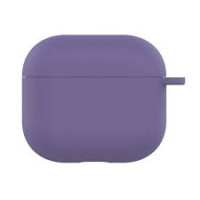 Apple AirPods 3 Θήκη Σιλικόνης με Γάντζο Purple
